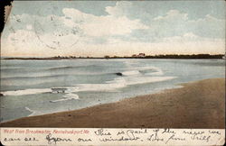 West from Breakwater Kennebunkport, ME Postcard Postcard