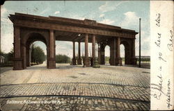 Entrance to Druid Hill Park Postcard