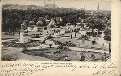 Panorama of Public Garden Postcard