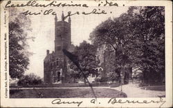 College Hall, Smith College Postcard