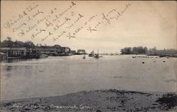 View of Harbor Greenwich, CT Postcard Postcard