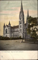 New St. Paul's Cathedral Pittsburgh, PA Postcard Postcard