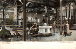 Hathorn Springs Saratoga, NY Postcard Postcard