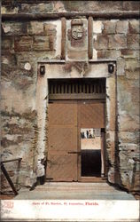 Gates of Ft. Marioin Postcard