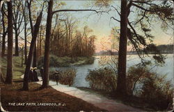 The Lake Path Postcard