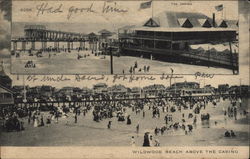 Wildwood Beach, Above The Casino Postcard