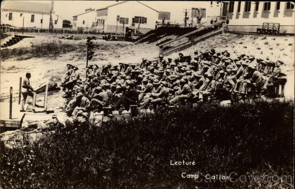 Lecture, Camp Callan Army