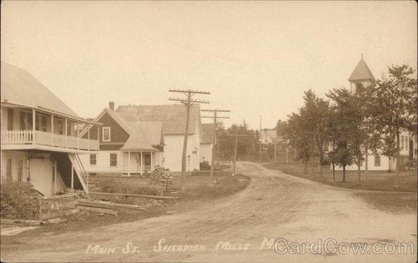 Main Street Sherman Mills Maine