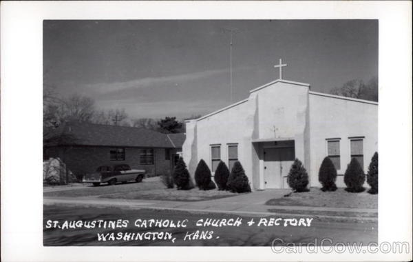 St. Augustines Catholic Church & Rectory Washington Kansas