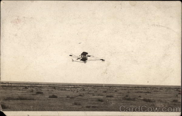 Herman Wetzig, First Airplane Flight Junction City Kansas