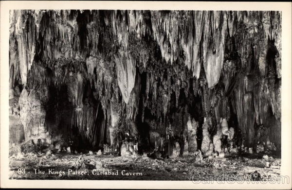 The Kings Palace Carlsbad Caverns New Mexico R. V. B