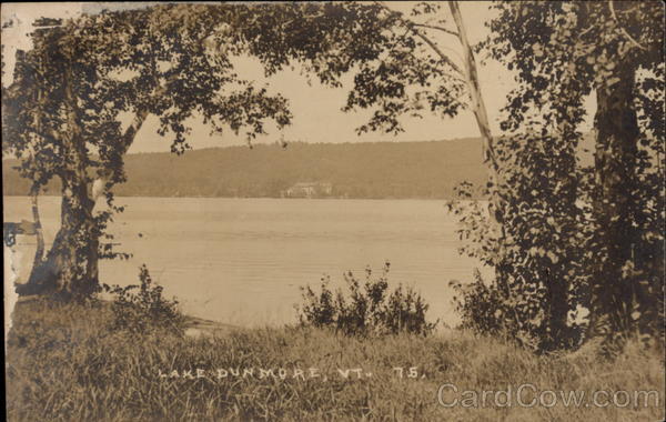 View Over Lake Dunmore Vermont