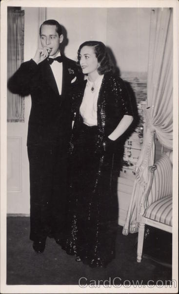 Mr. and Mrs. Franchot Tone (Joan Crawford) Actresses