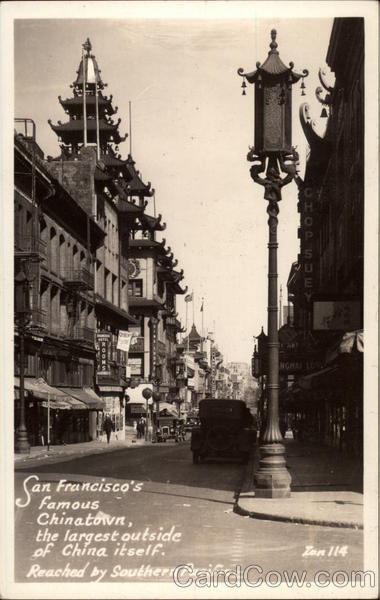 Chinatown, The Largest Outside China Itself San Francisco California