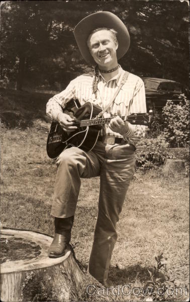 Redd Harper (Mr. Texas) Playing Gibson Guitar Cowboy Western
