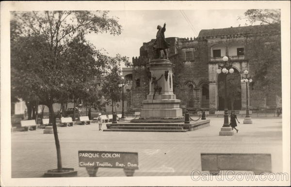 Parque Colon (Christopher Columbus Park) Ciudad Trujillo Dominican Republic