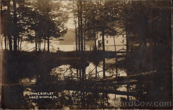 The Outlet Lake Winola Pennsylvania