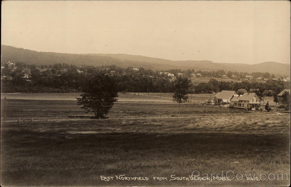 East Northfield from South Vernon, Vermont Massachusetts