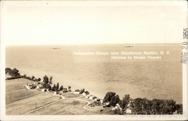 Aerial View of Lakeshore Camps Henderson Harbor New York