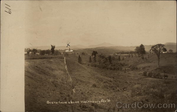 Scene from Above Waterbury Center Vermont