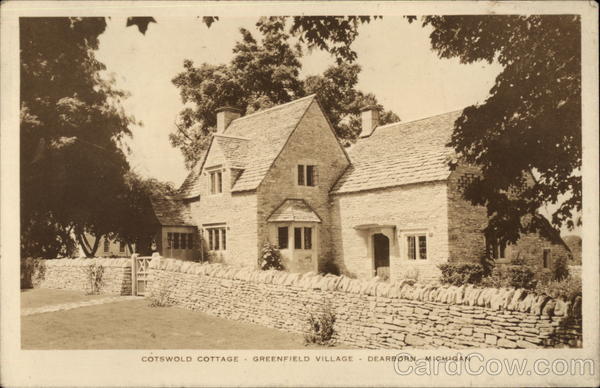 Cotswold Cottage, Greenfield Village Dearborn Michigan