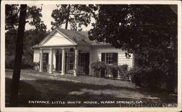 Entrance to the Little White House Warm Springs Georgia