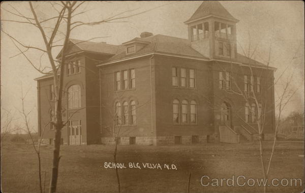 High School Building Velva North Dakota