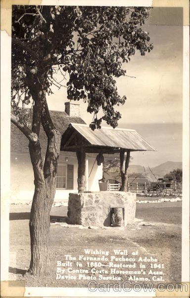 Wishing Well of The Fernando Pacheco Adobe Alamo California