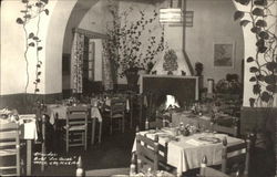 Interior of Restaurant Postcard