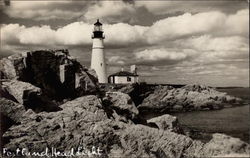 Portland Head Light Cape Elizabeth, ME Postcard Postcard