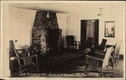 Cozy Corner, Summit House, Mt. Mansfield Postcard