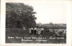 Eden Youth Camp Dedication, June 10, 1956 Postcard