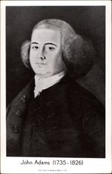 John Adams (1735-1826) Postcard