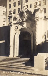 Main Entrance, El Cortez Hotel San Diego, CA Postcard Postcard