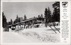 Squaw Valley Skiiers California Postcard Postcard