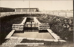 First Lock in America! Postcard