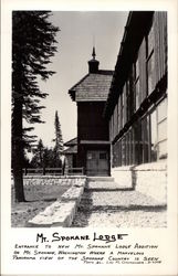 Mt. Spokane Lodge Meade, WA Lee M. Oestreicher Postcard Postcard