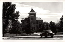 Choteau Court House Postcard