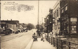 E. Main St St. Charles, IL Postcard Postcard