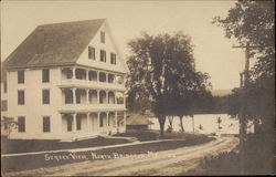 Street View, North Bridgton Postcard