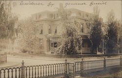 Residence of Ex-Governor Charles Albert Busiel Laconia, NH Postcard Postcard