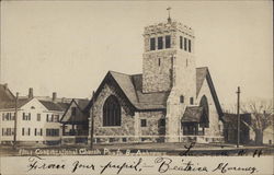 First Congregational Church Laconia, NH Postcard Postcard