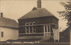 The Library Building Hancock, NH Postcard Postcard