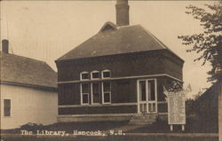 The Library Building Postcard