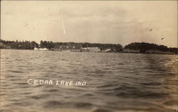 Cedar Lake Indiana Postcard Postcard