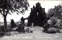 Grotto at Catholic Orphanage Abilene, KS Postcard Postcard