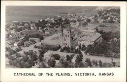 Cathedral of the Plains in Victoria, Kansas Postcard