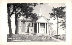 Baptist Church Marysville, KS Postcard Postcard