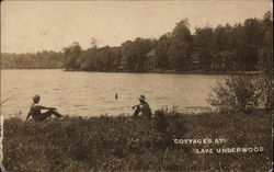 Cottages at Lake Underwood Postcard
