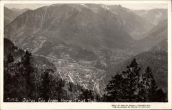 Ouray From Horse Thief Trail Postcard